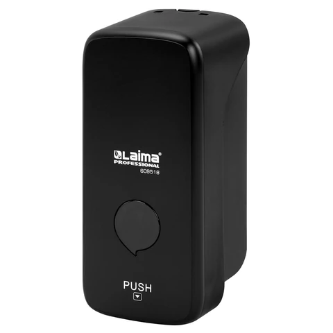 Дозатор для жидкого мыла LAIMA PROFESSIONAL PREMIUM BLACK, НАЛИВНОЙ, 0,5 л, черный, ABS-пластик, 609518 - МСК «Форвард»