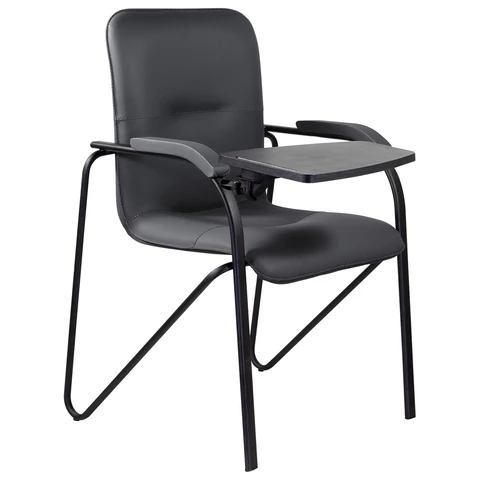 Кресло со столом BRABIX "Samba CF-108 BOX-2", черный каркас, кожзам черный, разобрано, 533217 - МСК «Форвард»