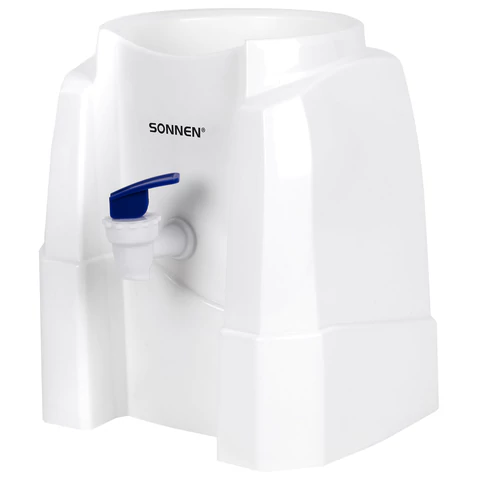 Кулер-водораздатчик БЕЗ НАГРЕВА И ОХЛАЖДЕНИЯ, SONNEN TS-01W, настольный, 1 кран, белый, 456175 - МСК «Форвард»