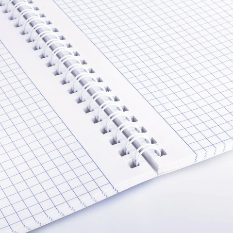 Тетрадь А4, 96 л., BRAUBERG, гребень, клетка, матовая ламинация, "Минимал_Цвет" (микс в спайке), 405319 - МСК «Форвард»