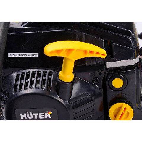 Бензопила HUTER BS-52, 2800 Вт, 3800 об/мин, длина шины 50 см, объем двигателя 52 см3, 3,8 л.с., 70/6/3 671201 - МСК «Форвард»