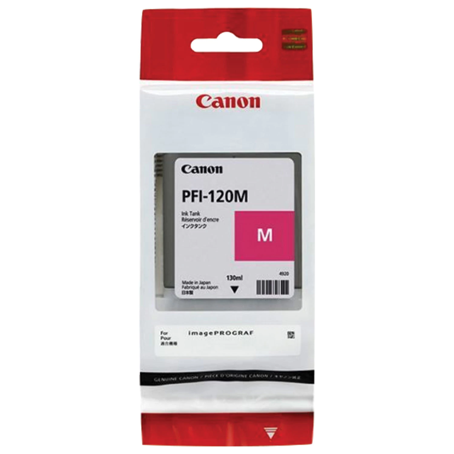 Картридж струйный CANON (PFI-120M) для imagePROGRAF TM-200/205/300/305, пурпурный, 130мл, ориг 2887C 363495 под заказ 8 дней