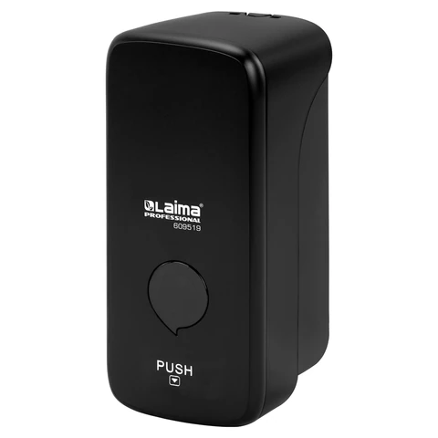 Дозатор для жидкого мыла LAIMA PROFESSIONAL PREMIUM BLACK, НАЛИВНОЙ, 1 л, черный, ABS-пластик, 609519 - МСК «Форвард»