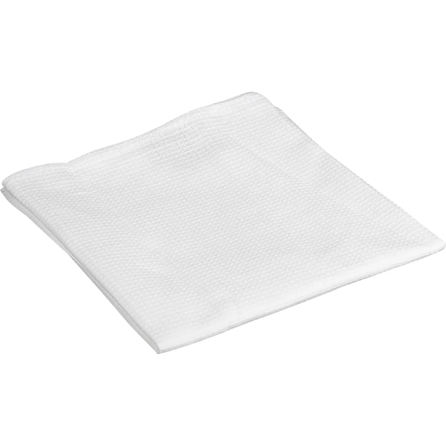 Полотенце (протирочное полотно) вафельное 40x80 см 160 г/кв.м белое 3515