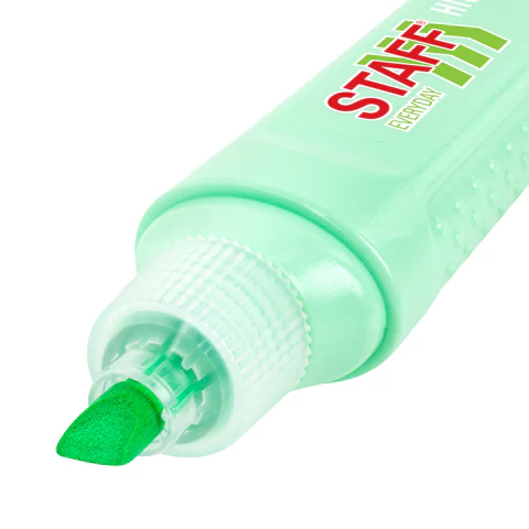 Текстовыделитель STAFF "EVERYDAY HL-707", БИРЮЗОВЫЙ, линия 1-5 мм, скошенный наконечник, 152546 - МСК «Форвард»