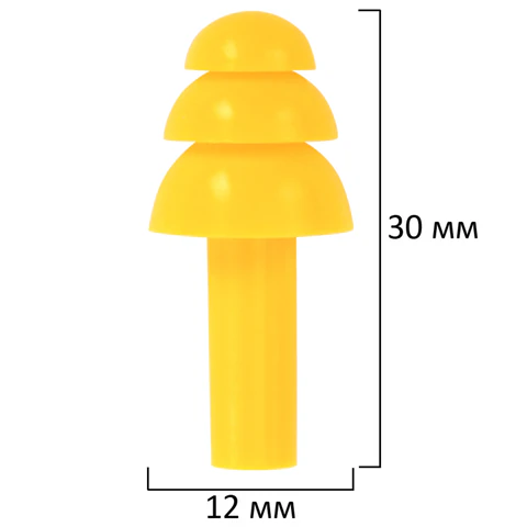Беруши многоразовые силиконовые со шнурком, 1 пара в контейнере, SNR 37 дБ, RABBITEX, 671317 - МСК «Форвард»