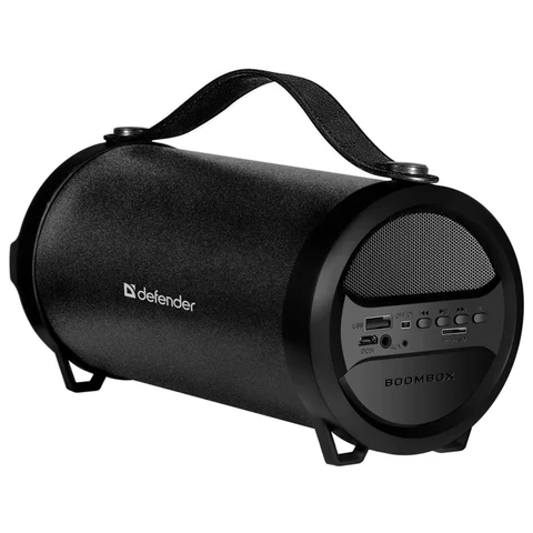 Колонка портативная DEFENDER G24, 1.0, 10 Вт, Bluetooth, FM-тюнер, microSD, чёрная, 65124 513687 - МСК «Форвард»