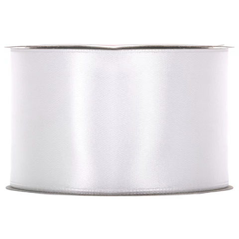 Лента атласная ширина 50 мм, длина 23 м, белая, BRAUBERG, 591519 - МСК «Форвард»