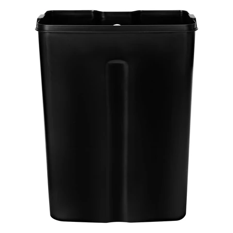 Ведро мусорное с педалью 12 л, крышка с доводчиком, черное матовое, металл, LAIMA ULTRA, 701565 - МСК «Форвард»