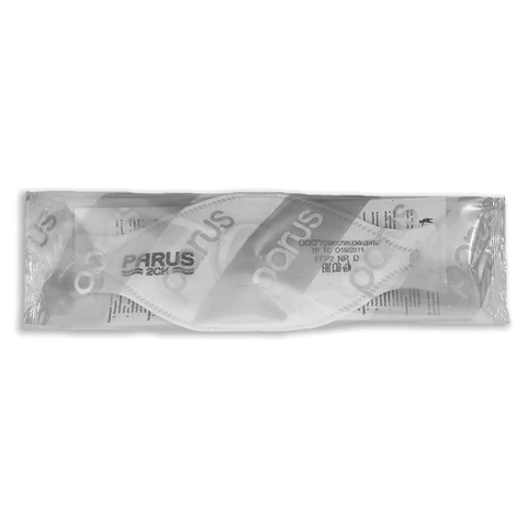 Респиратор противоаэрозольный, средний класс защиты FFP2, с клапаном, PARUS 2СК, 1196808 611022 - МСК «Форвард»