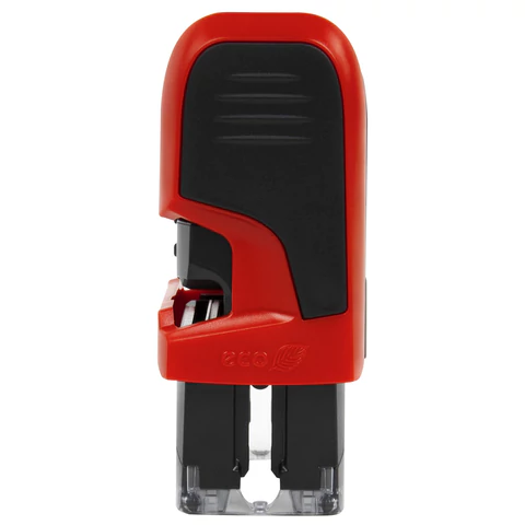 Штамп самонаборный 3-стр, 38х14 мм, синий, TRODAT 4911P4/DB, корпус КРАСНЫЙ, КАССА В КОМПЛЕКТЕ, 43217 238364 - МСК «Форвард»