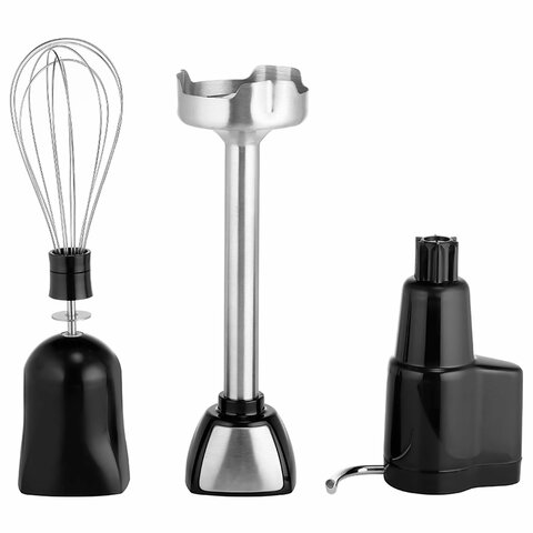 Блендер погружной CENTEK CT-1310, 1500 Вт, 2 скорости, 6 насадок, стакан, черный 457567 - МСК «Форвард»