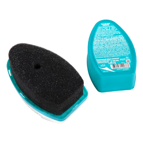 Губка для обуви из гладкой кожи, БЕСЦВЕТНАЯ, с дозатором, ДИВИДИК, 4650056490377 609392 - МСК «Форвард»