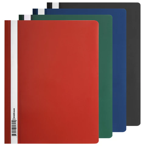 Скоросшиватель пластиковый ERICH KRAUSE "Classic", А4, 120/140 мкм, ассорти, 50020 минпромторг 272913 - МСК «Форвард»