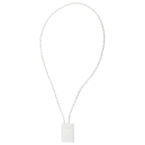 Биркодержатели веревочные с пластиковой пломбой 17 см, STAFF, КОМПЛЕКТ 1000 штук, белые, 291275 - МСК «Форвард»