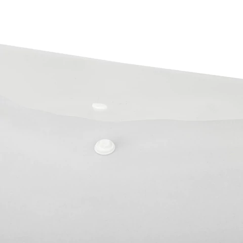 Папка-конверт с кнопкой ERICH KRAUSE "Fizzy Clear", А4, до 120 листов, прозрачная, 0,12 мм, 50172 272920  - МСК «Форвард»