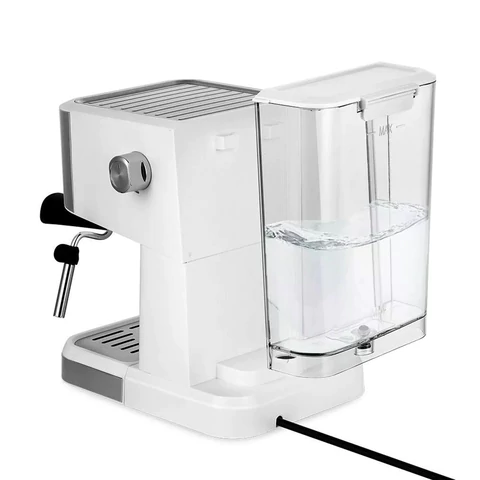 Кофеварка рожковая KITFORT КТ-7139, 1050 Вт, объем 1,5 л, 15 бар, ручной капучинатор, белая 456899 - МСК «Форвард»