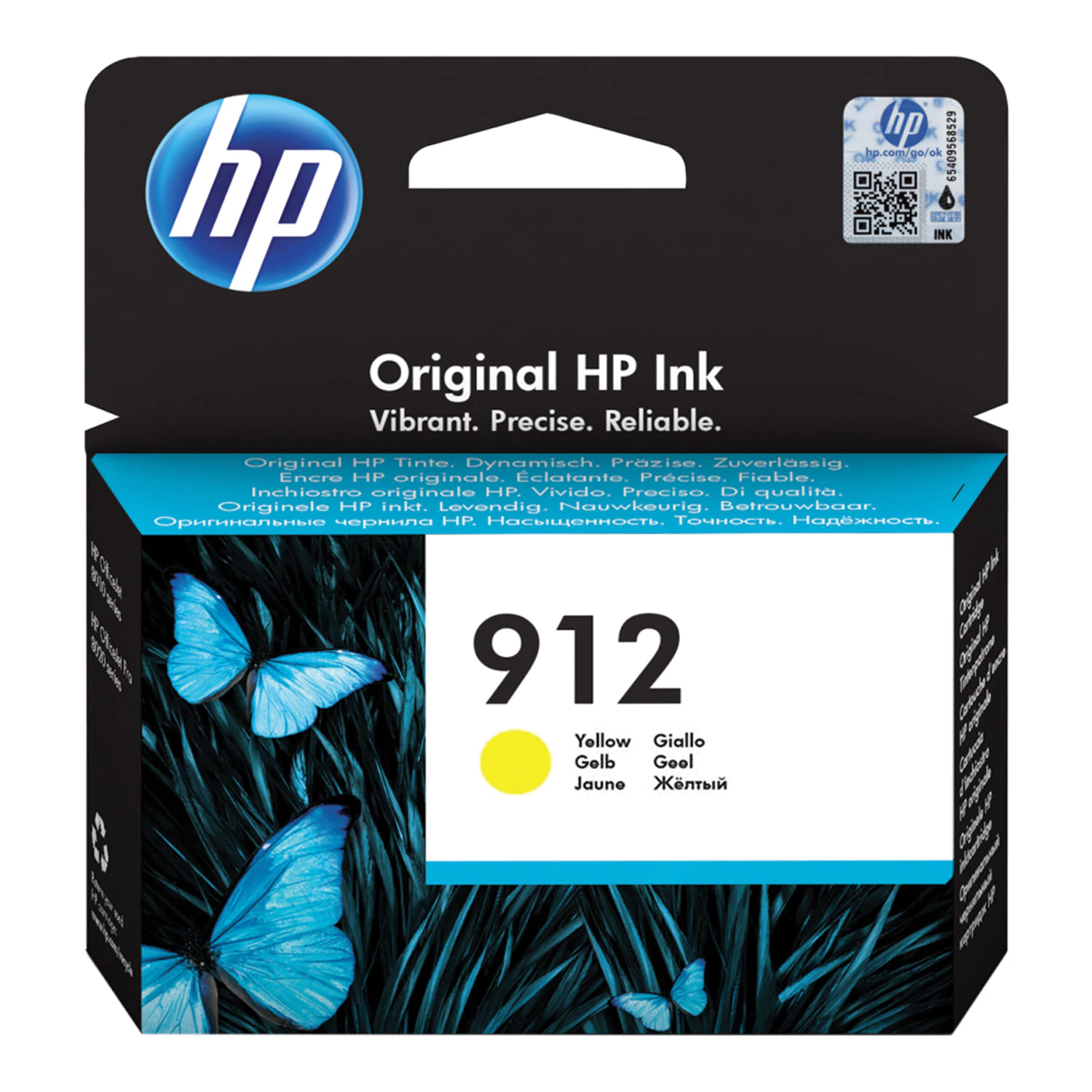 Картридж струйный HP (3YL79AE) для HP OfficeJet Pro 8023, №912 желтый, ресурс 315 стр, ориг. 3YL79AE 363470 ПОД ЗАКАЗ 8ДНЕЙ 