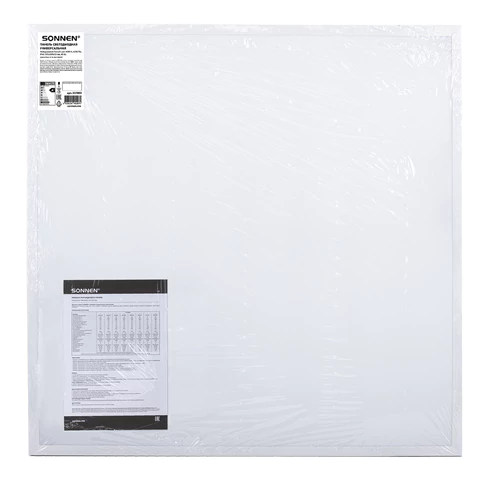 Светильник светодиодный АРМСТРОНГ SONNEN, нейтральный свет 4000 K, 595х595х22, 40 Вт, матовый, 237859 - МСК «Форвард»