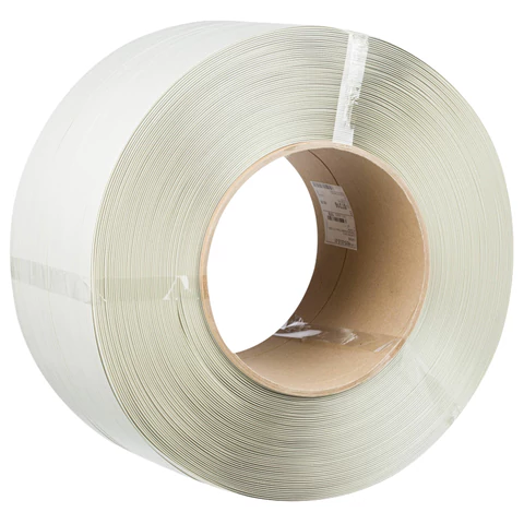 Стреппинг лента полипропиленовая белая, 12 мм х 0,5 мм, длина 3000 метров, 609089 - МСК «Форвард»