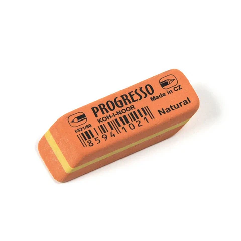 Ластик KOH-I-NOOR "Progresso" 6821/80, 41х14х8 мм, прямоугольный, скошенные края, натуральный каучук, 6821080006KDRU 274672