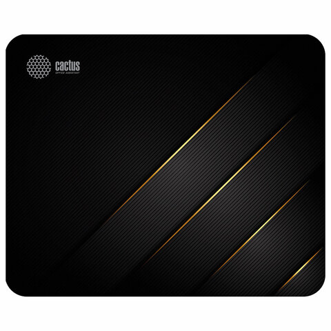 Коврик для мыши CACTUS "Gold Geometry", 300x250x3 мм, CS-MP-P04M 514115