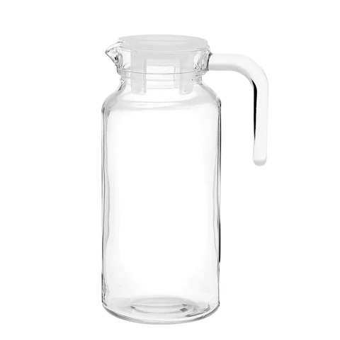 Кувшин прозрачный с крышкой, объем 1300 мл, стекло, PASABAHCE "БЕЙЗИК", фирменная подарочная упаковка, 43964 700576 - МСК «Форвард»