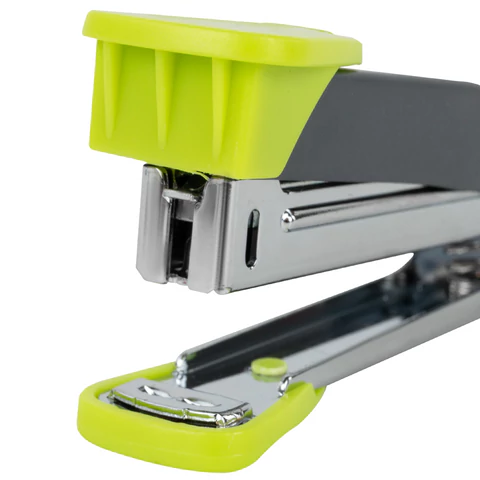Степлер №10 металлический BRAUBERG "UNIVERSAL GT", до 16 листов, с антистеплером, зеленый, 272752 - МСК «Форвард»
