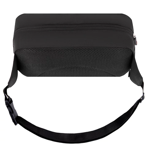 Сумка на пояс HEIKKI RIO (ХЕЙКИ) регулируемый ремень, черная, 28х16х9 см, 273886 - МСК «Форвард»