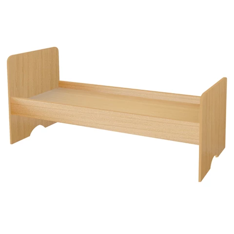 Кровать детская 1400х650х600 мм, ЛДСП, бук бавария, настил ДВП 531106