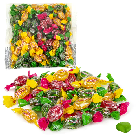 Карамель леденцовая ЯШКИНО с соком малины, яблока, лимона, 500 г, ВК283 622144 - МСК «Форвард»