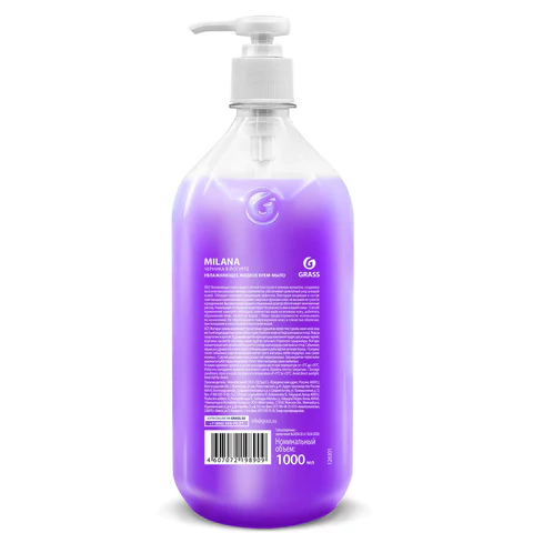 Мыло-крем жидкое 1 л GRASS MILANA "Черника в йогурте", дозатор, 126301 605602 - МСК «Форвард»