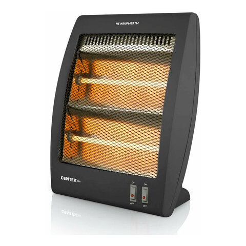 Обогреватель инфракрасный CENTEK CT-6100 DGY, 800 Вт, 2 режима, напольная установка, черный 457459