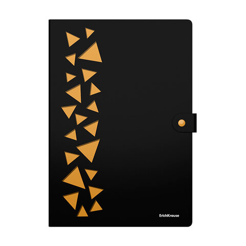 Папка-органайзер на кнопке 4 отделения, ERICH KRAUSE "Matt Accent", 600 мкм, до 150 л, А4, ассорти, 61210 272944 - МСК «Форвард»