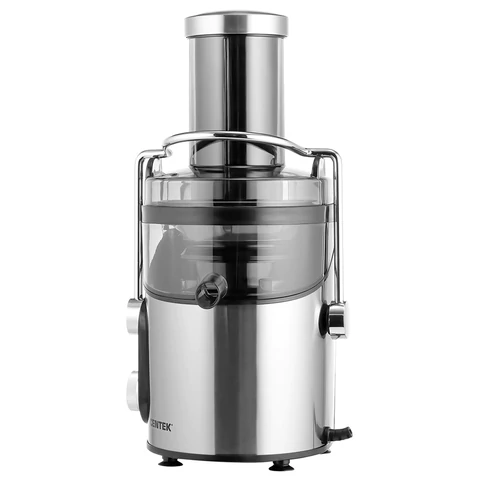 Соковыжималка CENTEK CT-1212, 1200 Вт, стакан 1,1 л, емкость для жмыха 1,7 л, металл, сталь/черный 457605 - МСК «Форвард»
