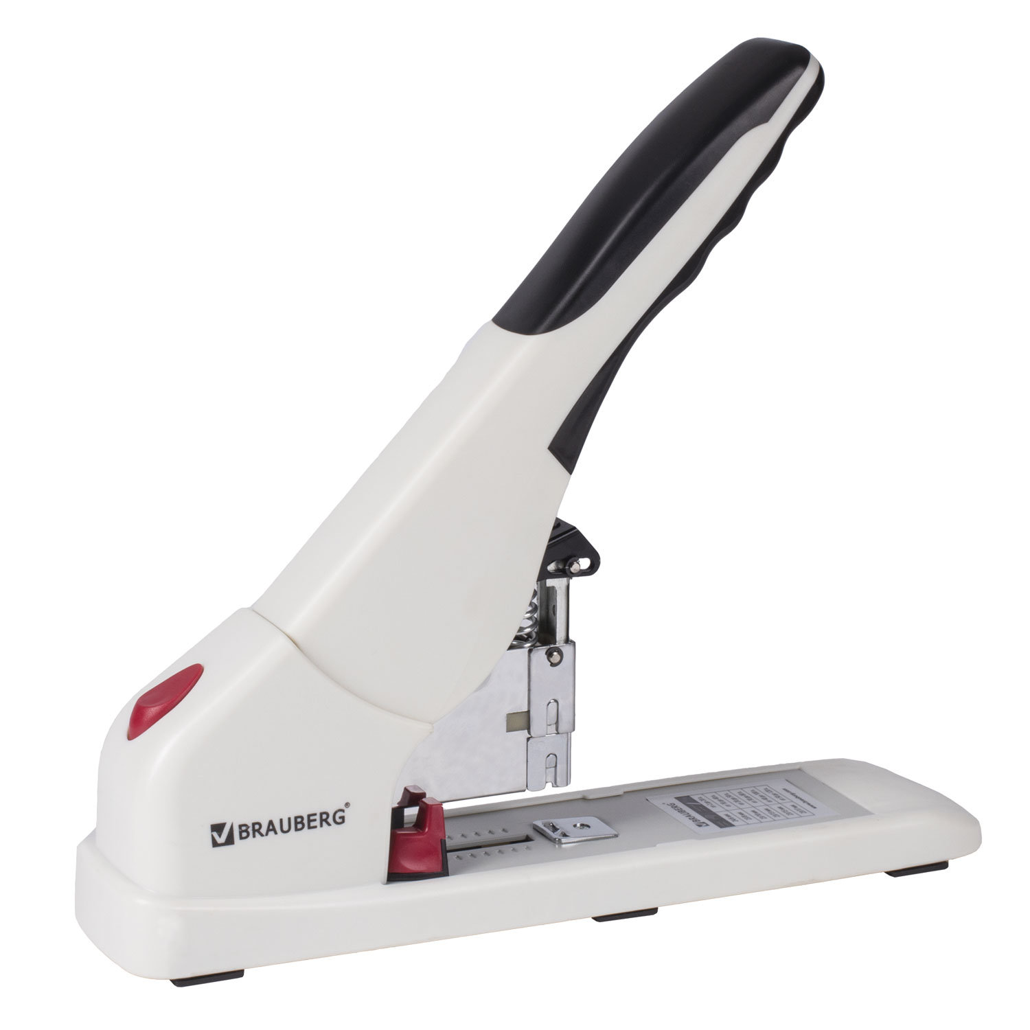 Степлер ЭНЕРГОСБЕРЕГАЮЩИЙ МОЩНЫЙ №24/6-23/17 BRAUBERG "Easy Press", до 120 листов, БЕЗ УСИЛИЙ,227664