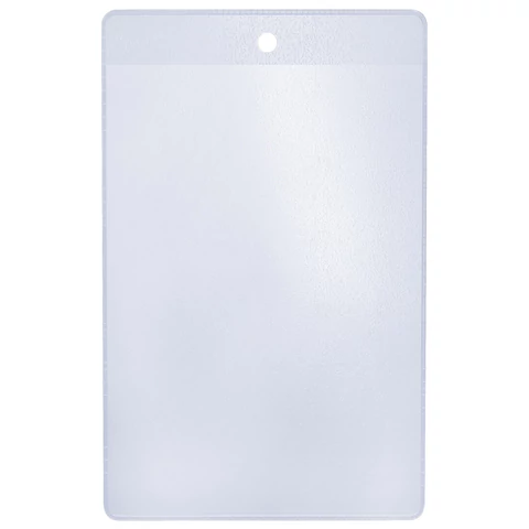 Карман информационный подвесной, ценникодержатель А6, КОМПЛЕКТ 50 шт., ПВХ, BRAUBERG, 291286 - МСК «Форвард»