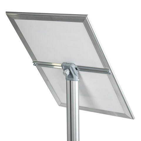 Стойка информационная напольная А3 с алюминиевым "клик"-профилем (297х420 мм) BRAUBERG "Extra", 238225 - МСК «Форвард»