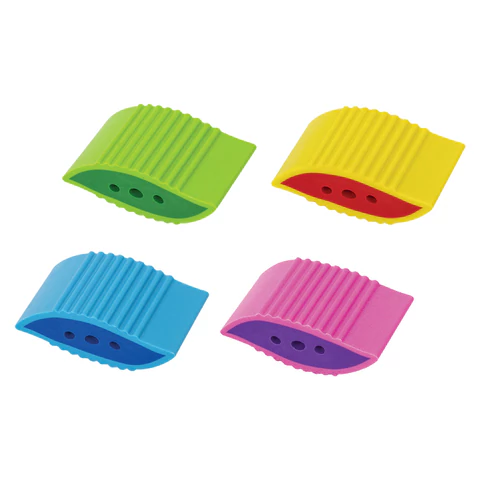 Ластик ЮНЛАНДИЯ "Листочки", 48х27х17мм, цвет ассорти, 228723