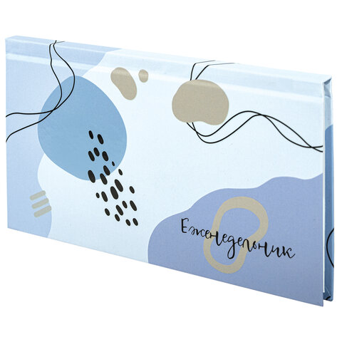 Планинг-еженедельник недатированный 165х90мм STAFF, твердая обложка, УФ-ЛАК, 64л, Pastel, 113511