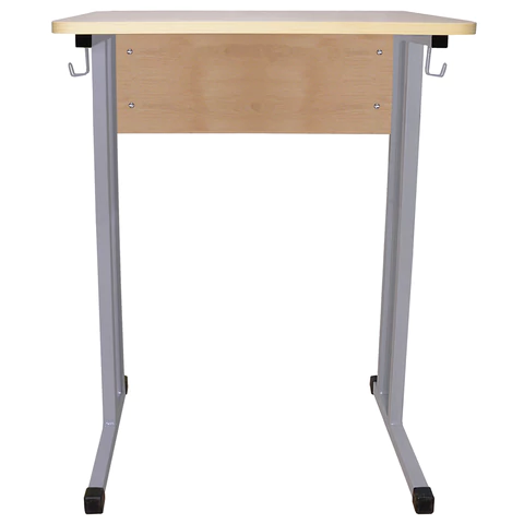 Стол-парта 1-местный нерегулируемый "Умник", 600х500х760 мм, рост 6, серый каркас, ЛДСП клён 532719 минпромторг под заказ 8 дней - МСК «Форвард»