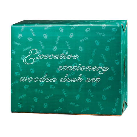 Набор подарочный настольный BESTAR "Platon" из дерева, 11 предметов, цвет "черное дерево", 237214 - МСК «Форвард»