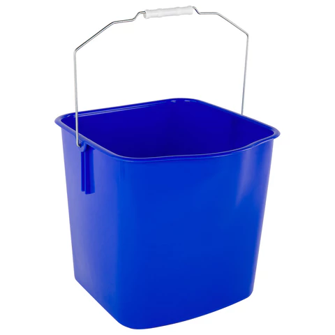 Ведро УНИВЕРСАЛЬНОЕ 25 л, СИНЕЕ, подходит для уборочных тележек, уборки, хранения, пластик, 609756, 25EC/6 - МСК «Форвард»
