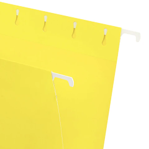 Подвесные папки А4 (350х240 мм) до 80 л., КОМПЛЕКТ 10 шт., желтые, картон, STAFF, 270930 - МСК «Форвард»