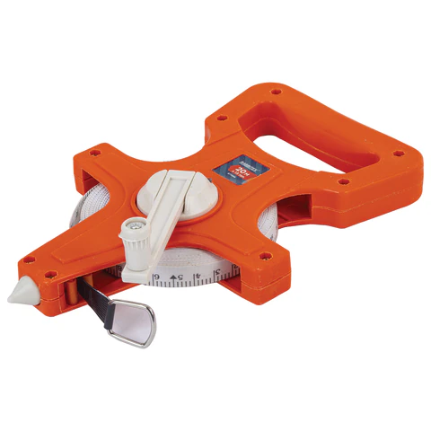 Рулетка геодезическая 20 м х 13 мм, лента фибергласс, открытый корпус, RABBITEX (РАББИТЕКС), 671366 - МСК «Форвард»