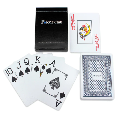 Карты игральные пластиковые "Poker club", ассорти, 54 шт., 8,7 х 6,3 см, 25 мкм, ИН-9121, ИН-9130, ИН-4382 456134
