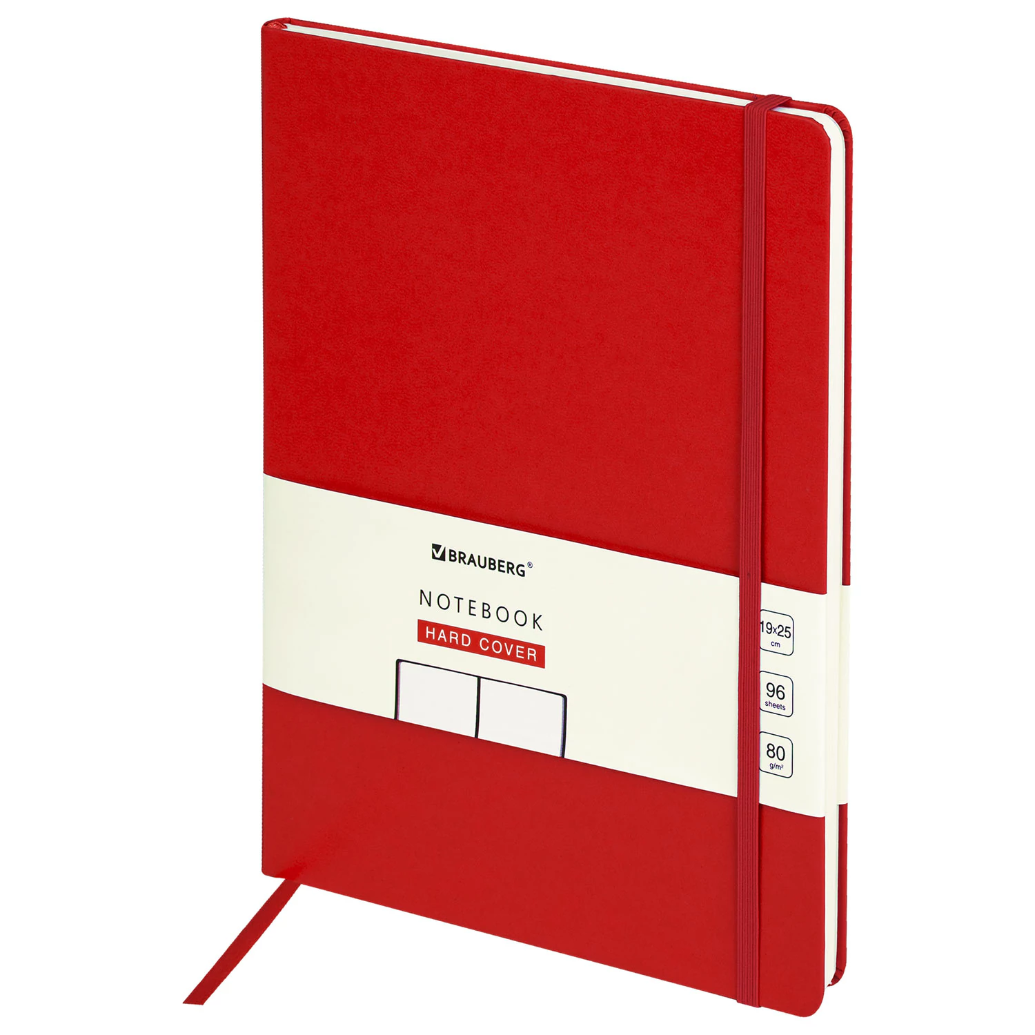 Блокнот-скетчбук БОЛЬШОЙ 190х250 В5, BRAUBERG ULTRA, 80г/м2, 96л, без линовки, красный, 113066