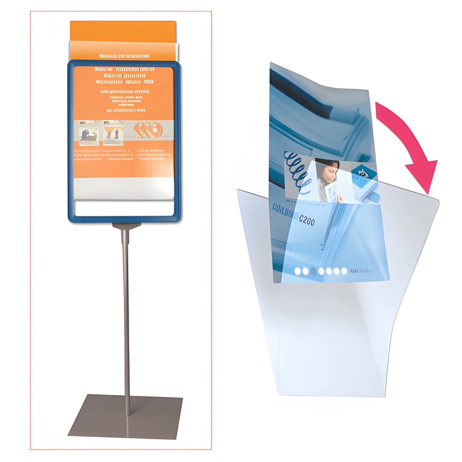 Экран защитный для рамки POS ФОРМАТА А5, 210х148,5мм,(код 290258,290259,290260,290261),прозр.,290264