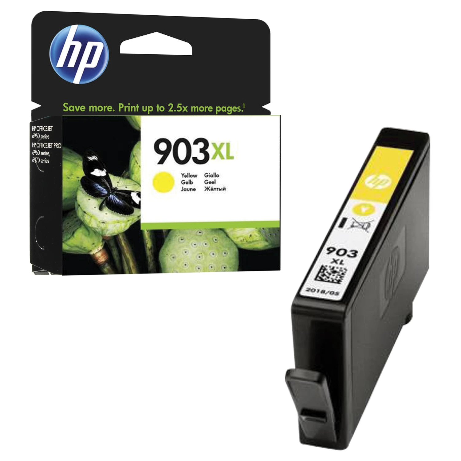 Картридж струйный HP (T6M11AE) OfficeJet 6950/6960/6970 №903XL, желтый, увелич. ресурс 825стр, ориг 362338 ПОД ЗАКАЗ 8 ДНЕЙ 