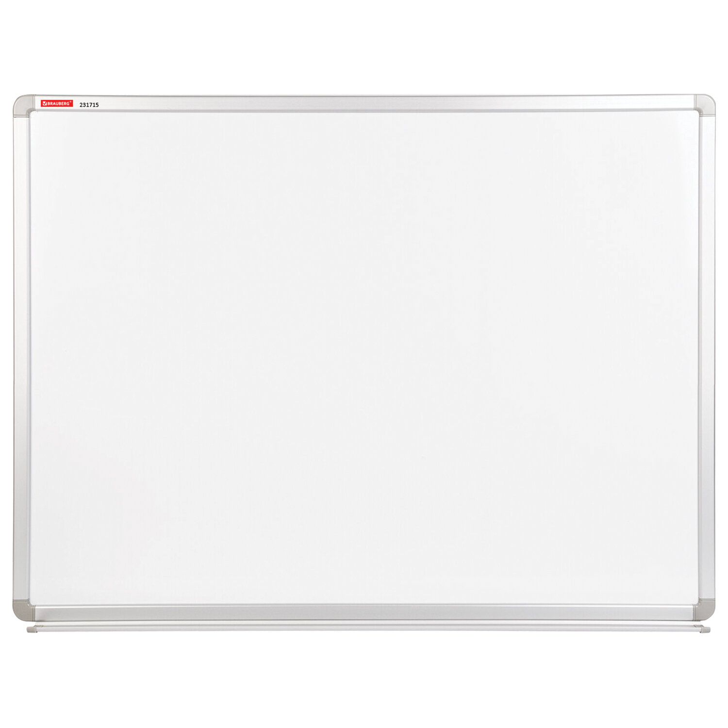 Доска магнитно-маркерная 90х120см, улучшенная алюм.рамка, ГАРАНТИЯ 10 ЛЕТ, BRAUBERG Premium, 231715